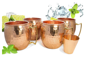 Moscow Mule Copper Mugs Set Of 4