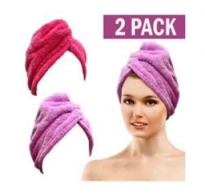 Bath Blossom Microfiber Hair Towel