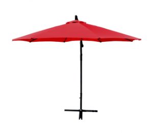 Red Patio Umbrella Offset 10